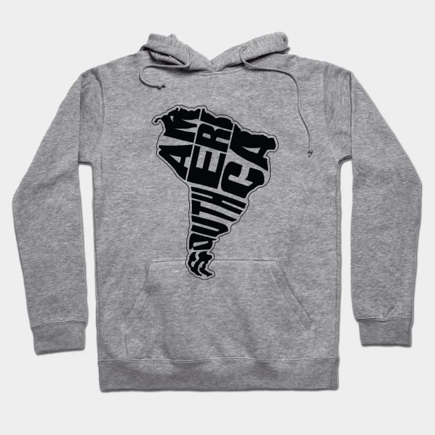I Love South America Hoodie by Zen Cosmos Official